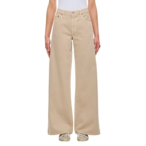 Agolde Jeans Clara Denim Pants Neutrals