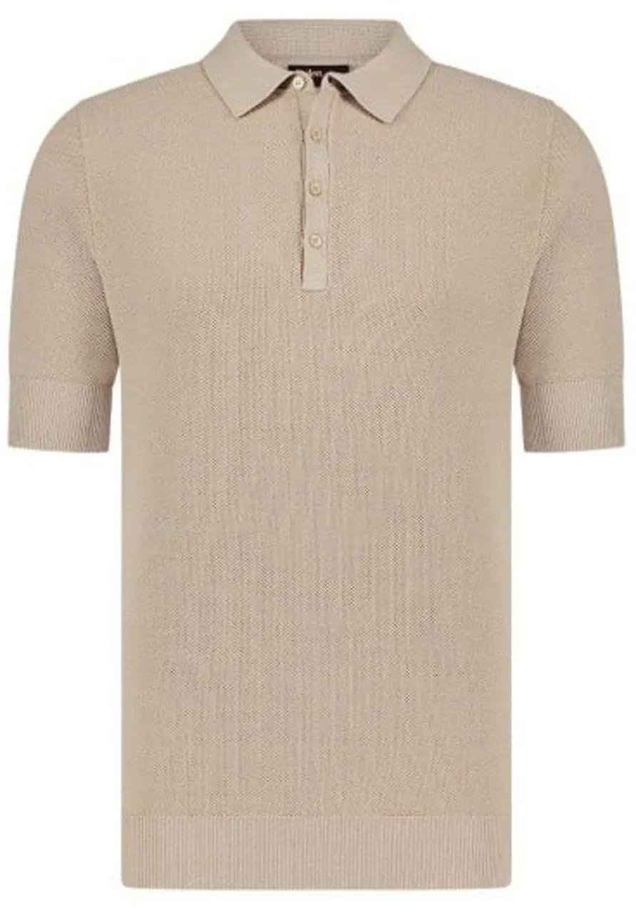 Thumbnail - AEDEN - Bruces Knit Polo Summer Sand - Größe XL - beige