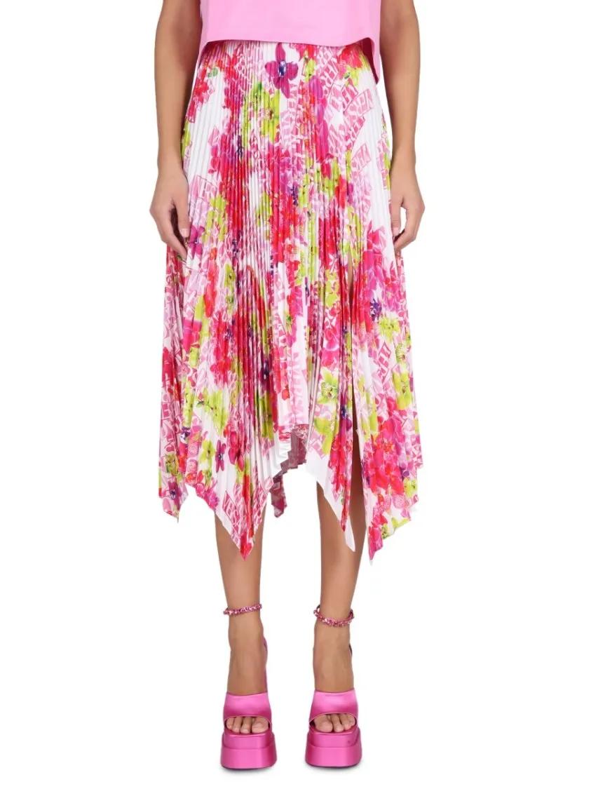 Thumbnail - Versace - Pleated Skirt - Größe 40 - pink