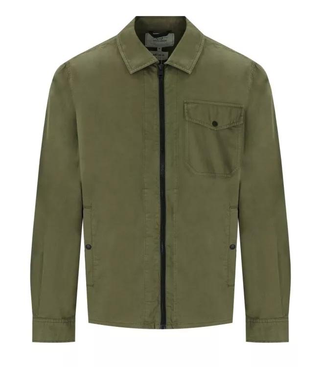 Woolrich - Lake Olive Shirt-Style Jacket - Größe L - green