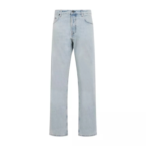 Miu Miu Light Blue Cotton Jeans Blue 