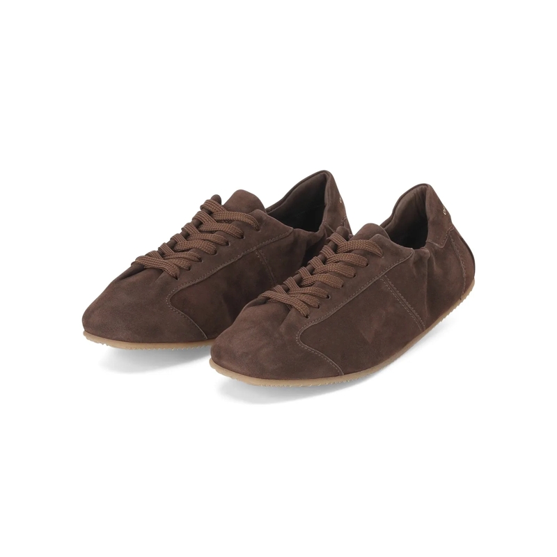 Officine Creative Schnürschuhe Sneaker aus Veloursleder braun