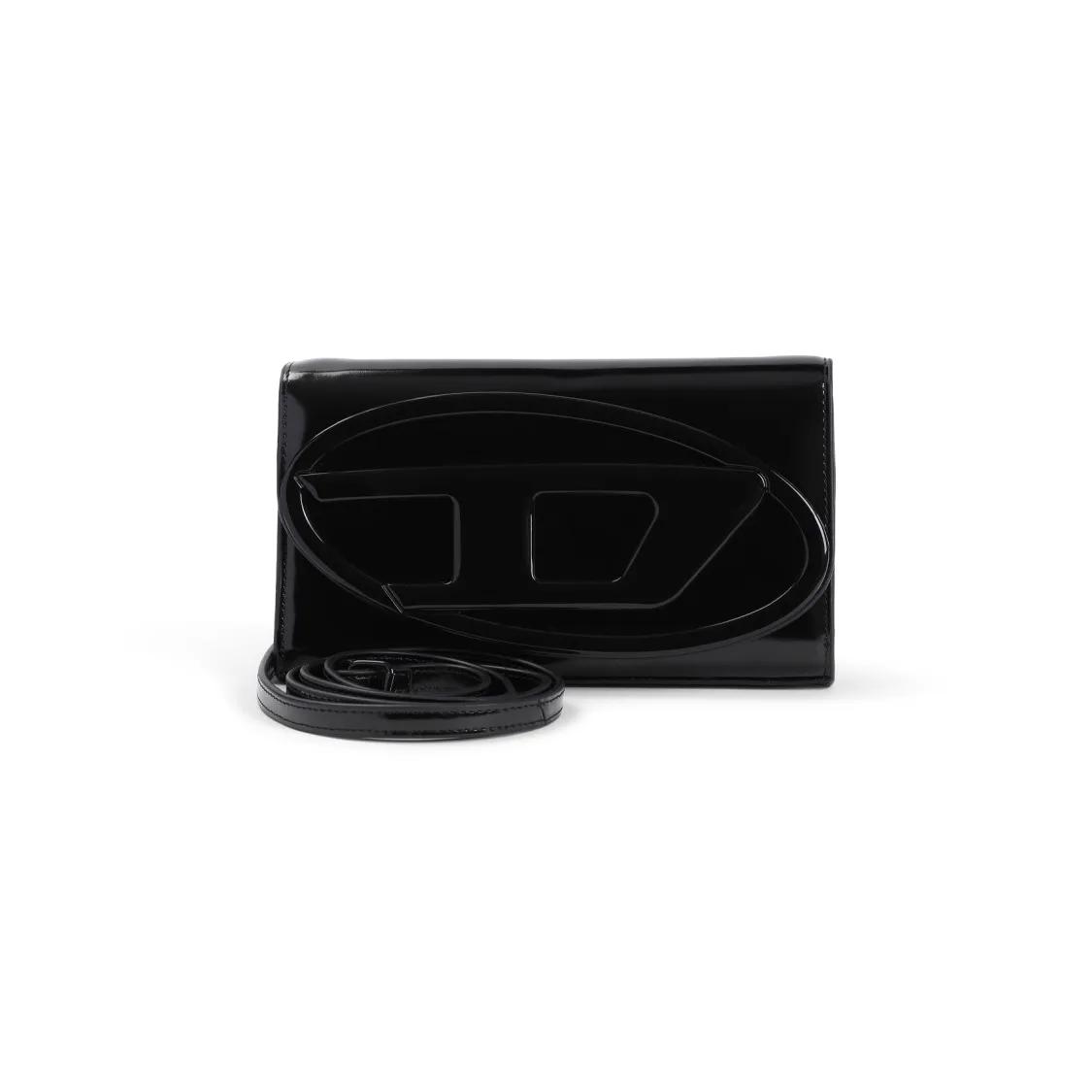 Diesel Portemonnaie - 1Dr Wallet Strap Belt - Gr. unisize - in Schwarz - für Damen