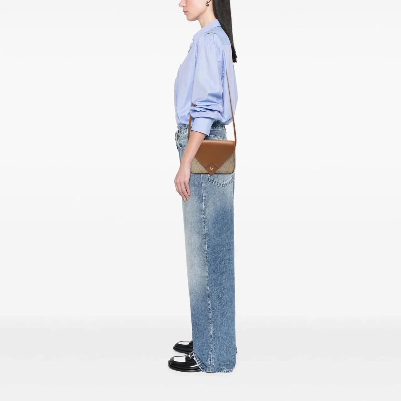 Thumbnail - Christian Dior Hobo Bags - Honeycomb Coated Canvas Crossbody - Gr. unisize - in Braun - für Damen