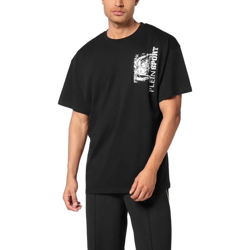 Plein Sport T-Shirt T-Shirt Rundhalsausschnitt Ss Tiger schwarz(Image 3)