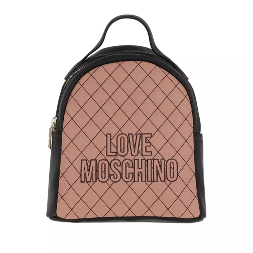 Love Moschino Quilted Backpack Cipria/Nero Sac à dos