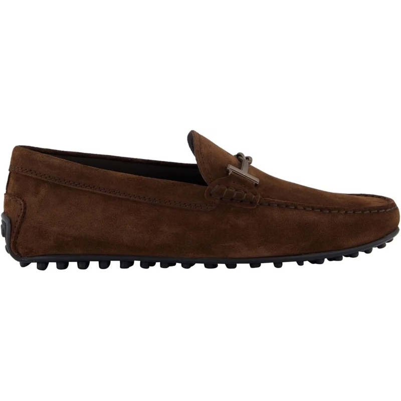 Tod's Loafer Heren T Ring Bronzo City Bruin braun
