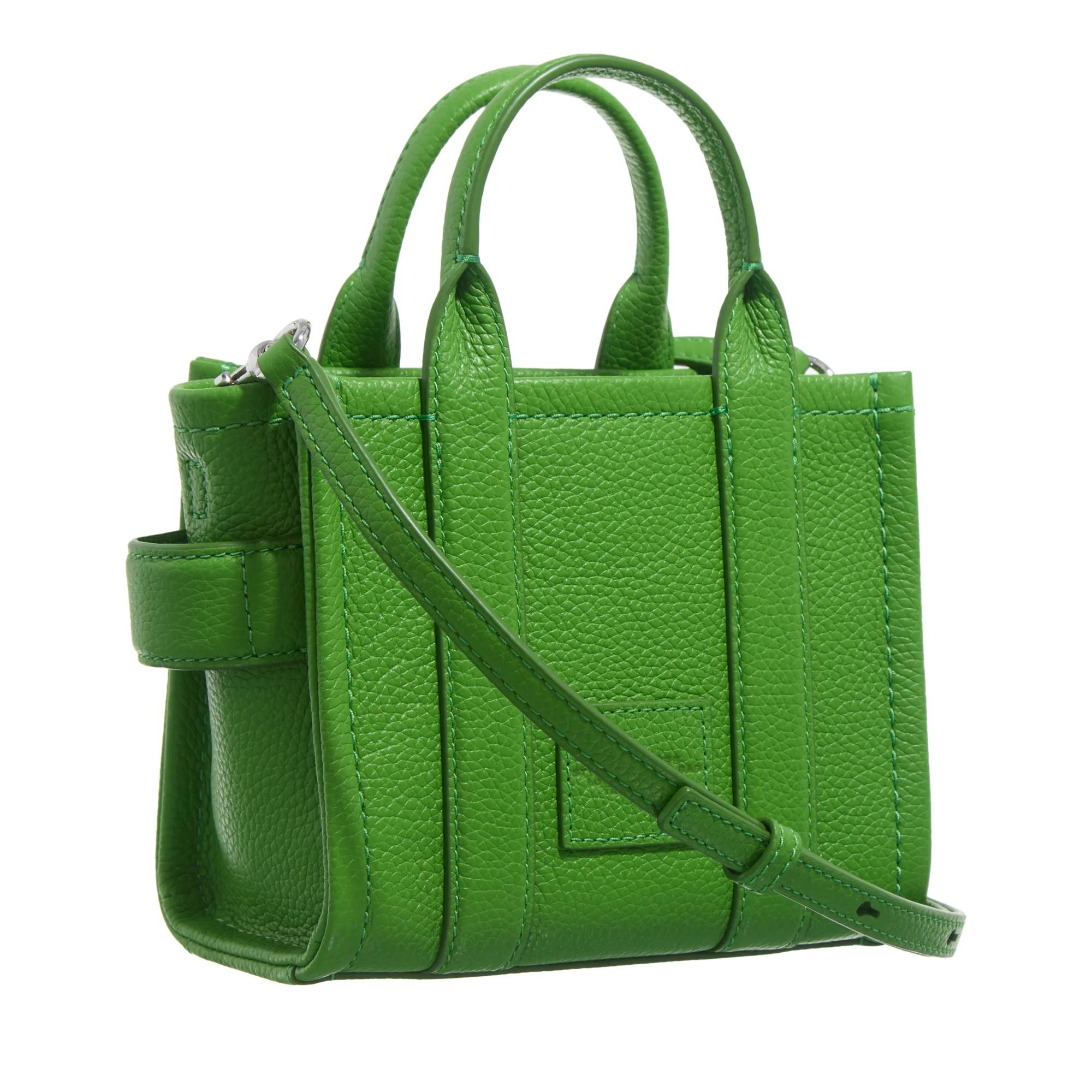 Marc Jacobs Groene Leren Micro Tote Tas Handtas Green Dames