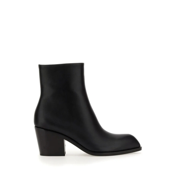 ブーツその他 Gianvito Rossi Smooth Leather Ankle Boots With Pointed Toe Gianvito Rossi Smooth Leather Ankle Boots With Pointed Toe