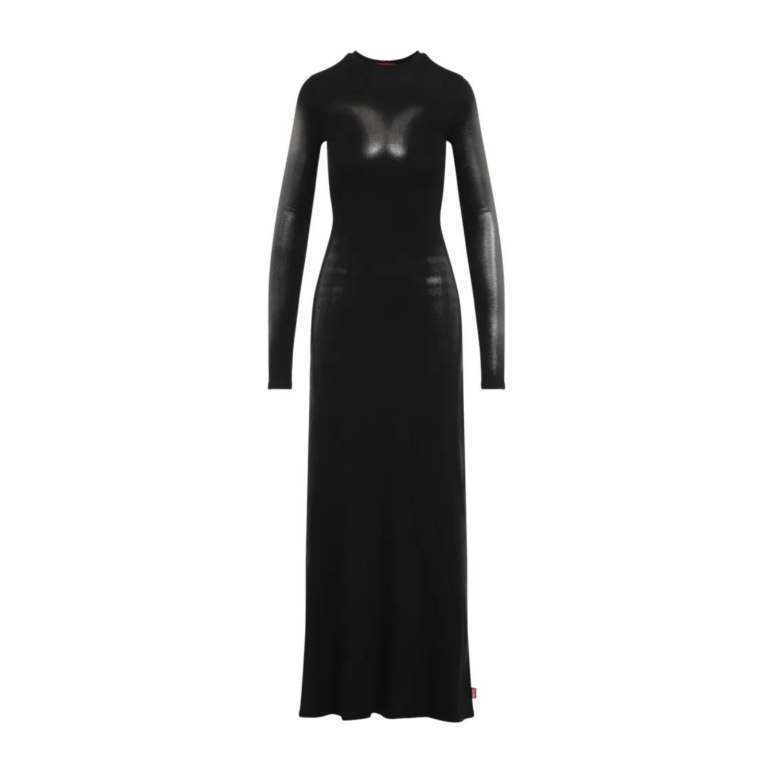 Diesel - D-Anessa Long Dress - Größe M - schwarz