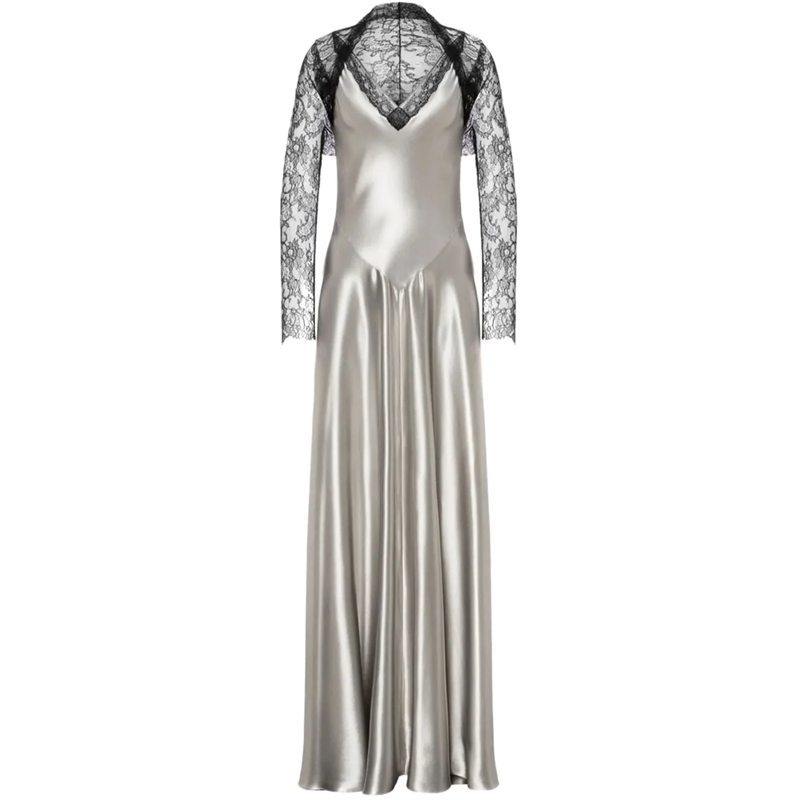 Alberta Ferretti Midirock Dresses Gray grau