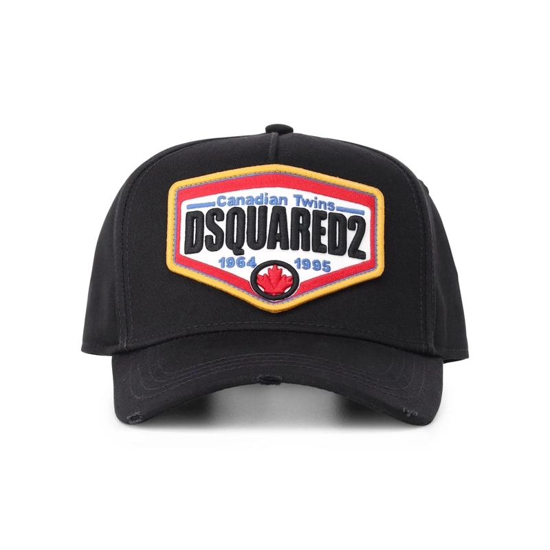 Dsquared2 Hoed Cap mit Logo Schwarz