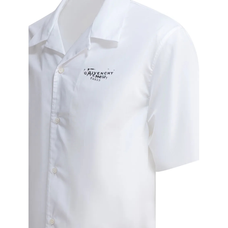 Givenchy Hemd Cotton Short-Sleeved Shirt White(Image 4)