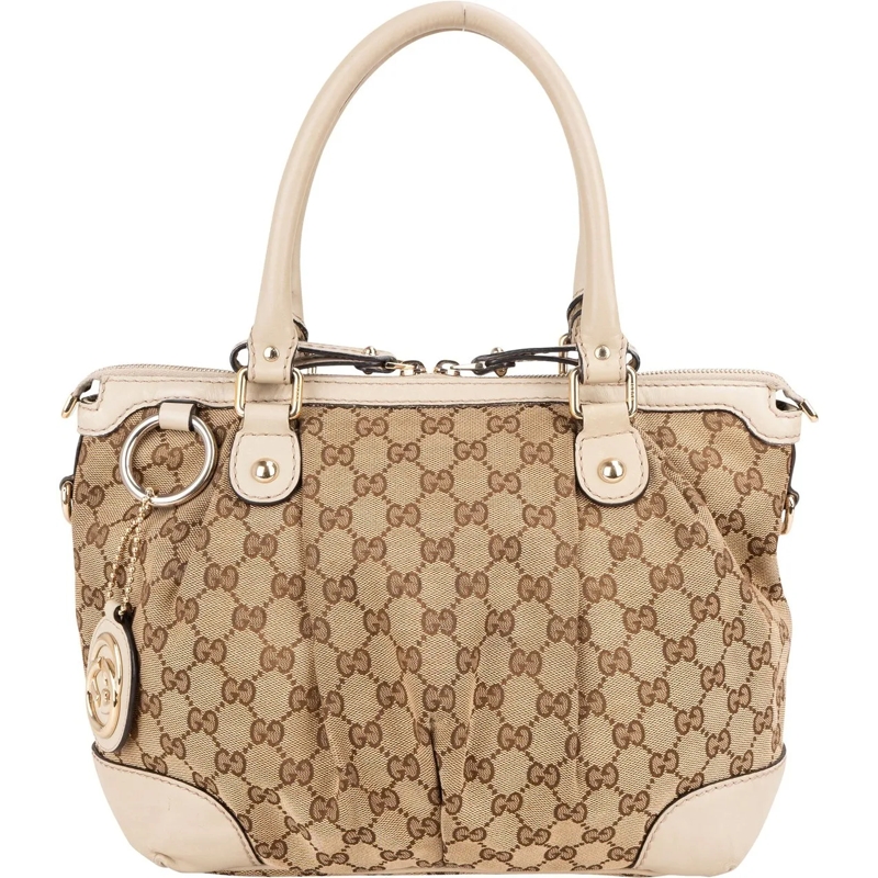 Gucci Tote Gucci GG Monogram Sukey Handbag braun