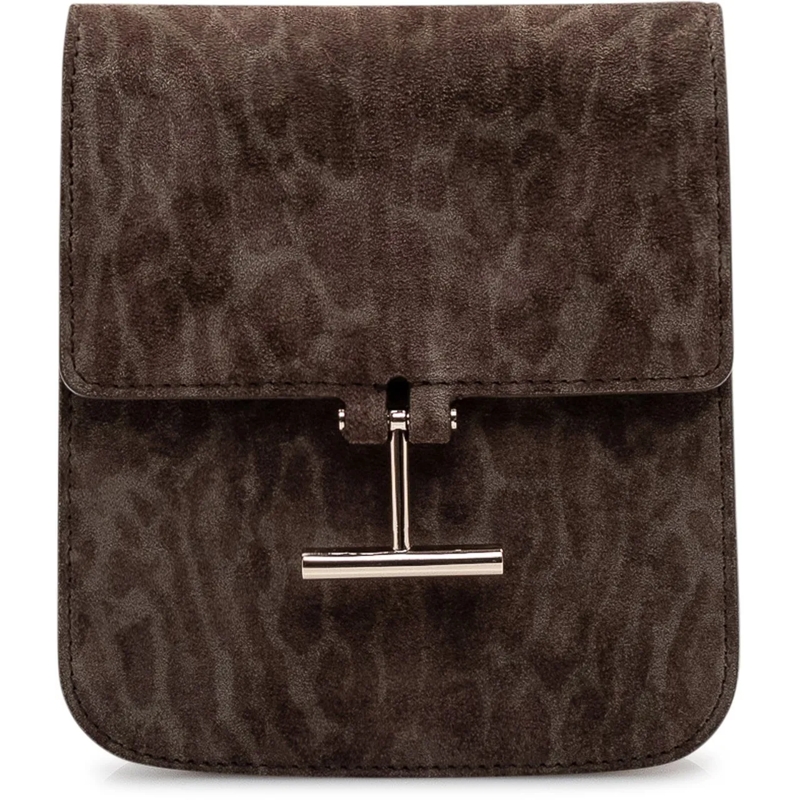 Tom Ford Sac à bandoulière Borsa a Tracolla con Chiusura a T braun