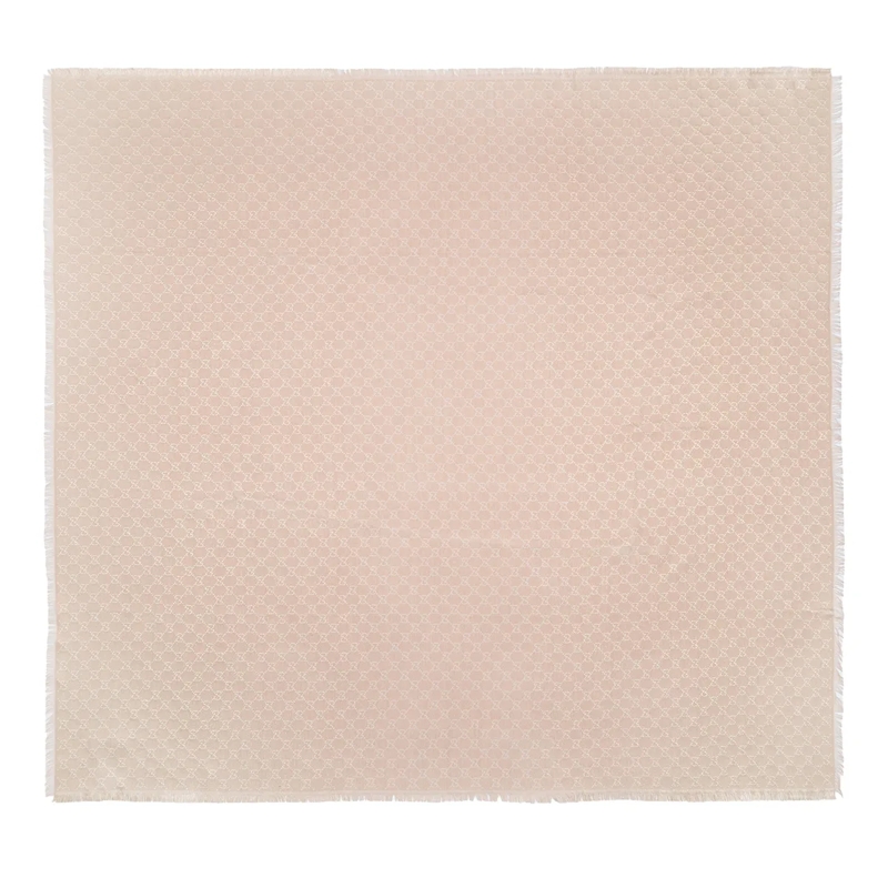 Gucci Leichter Schal GG Printed Scarf 130x130 Grey