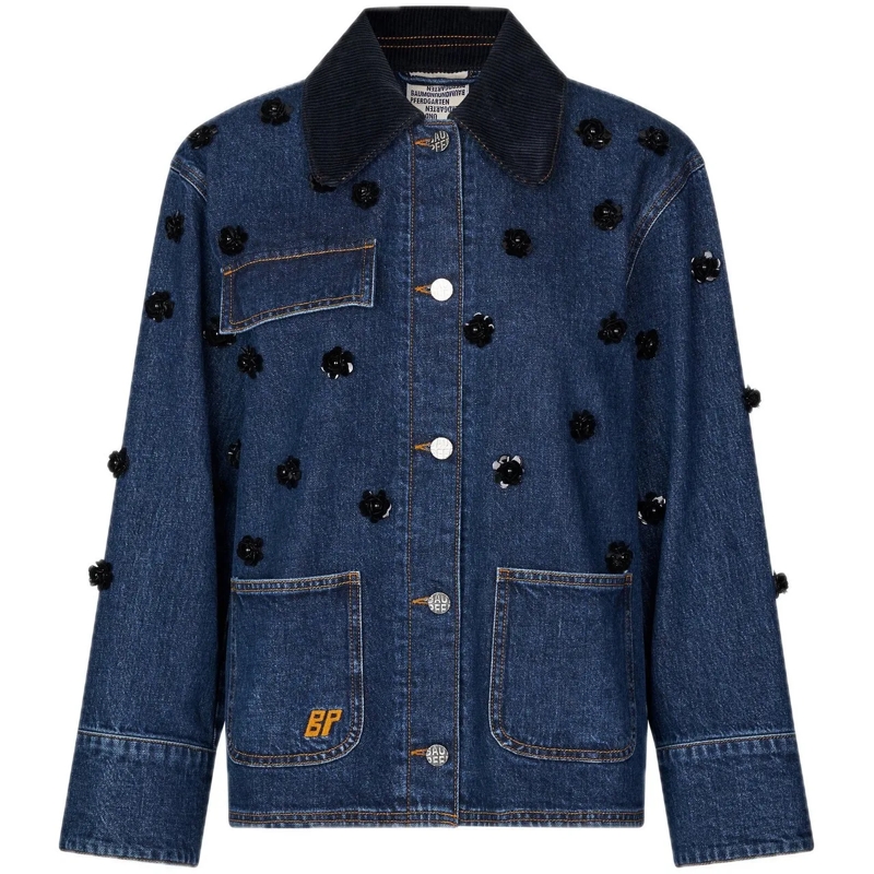 Baum Und Pferdgarten Veste de transition Beannie blau