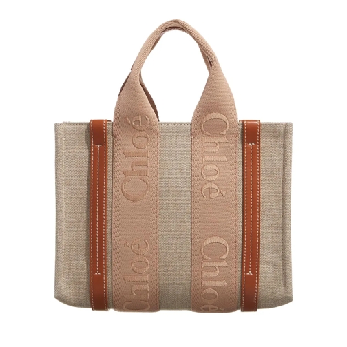 Chloé Tote Small Woody Tote Bag Beige