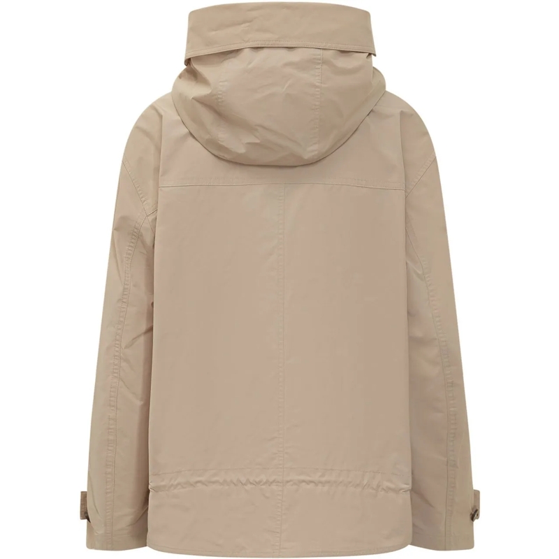 Woolrich Parka Parka Corto Estiva con Cappuccio beige(Image 2)