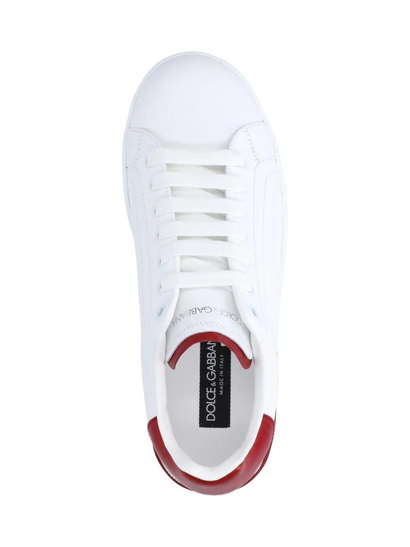 Thumbnail - Dolce&Gabbana Low-Top Sneaker - "Portofino" Sneakers – White - Gr. 40 (EU) - in Weiß - für Damen