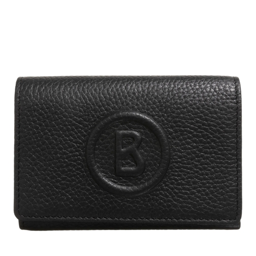 Bogner Tri-Fold Wallet Bozen Nena Purse Mh10F Black