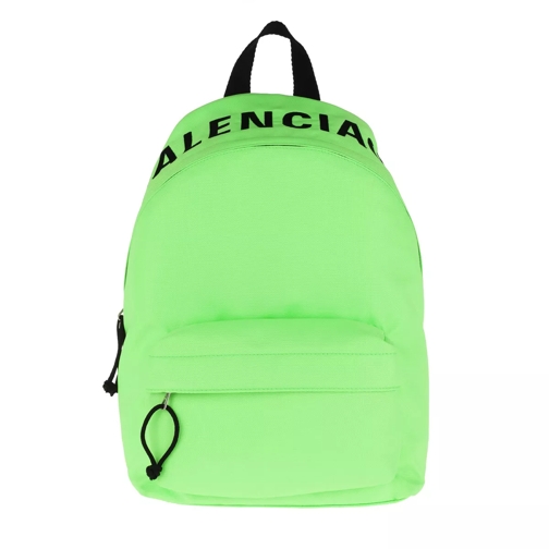 Balenciaga Wheel S Backpack Nylon Fluo Green Rugzak