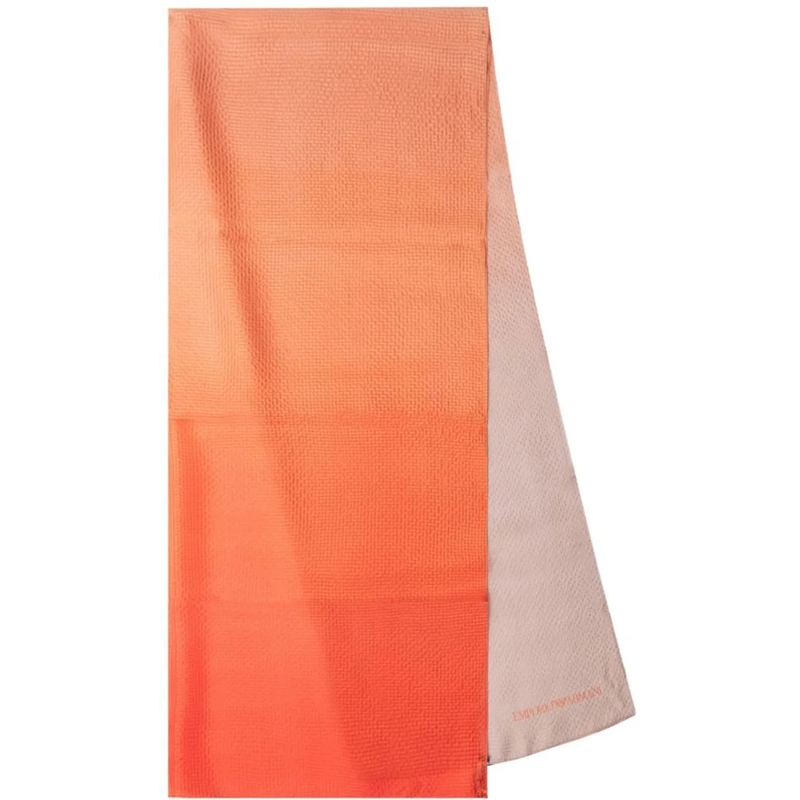 Emporio Armani Wollschal Scarfs Orange orange