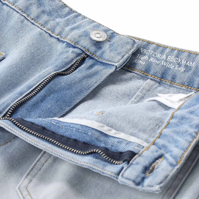 Victoria Beckham Jeans Wide-Leg Jeans Alina blau(Image 4)