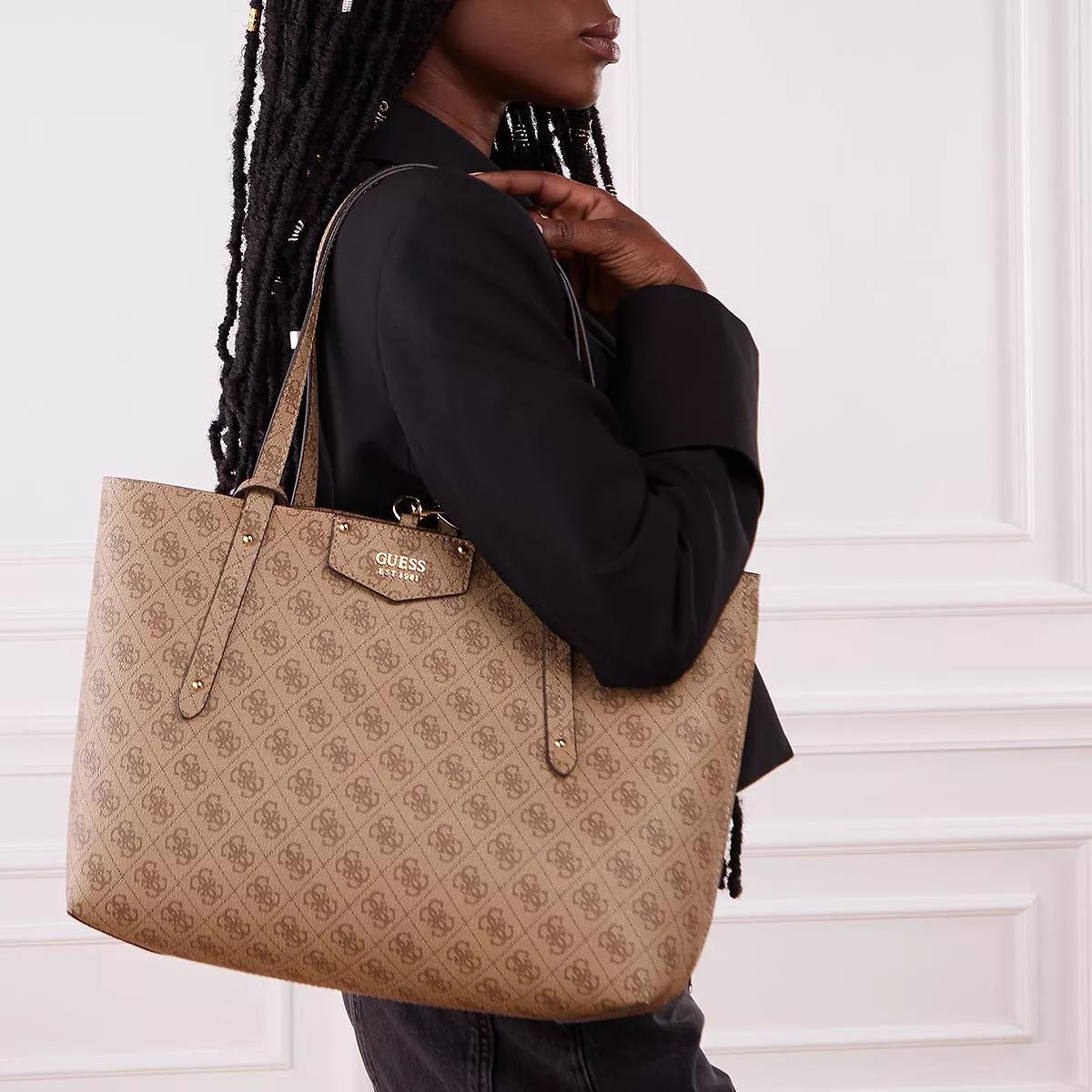 Guess Shoppers Eco Brenton Tote in bruin