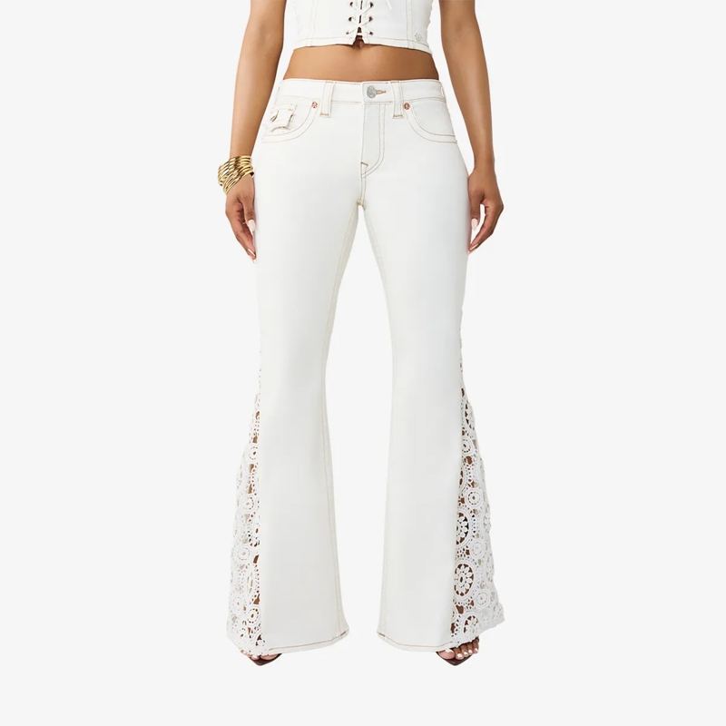 True Religion Jeans Jeans CROCHET Flare offwhite(Image 6)