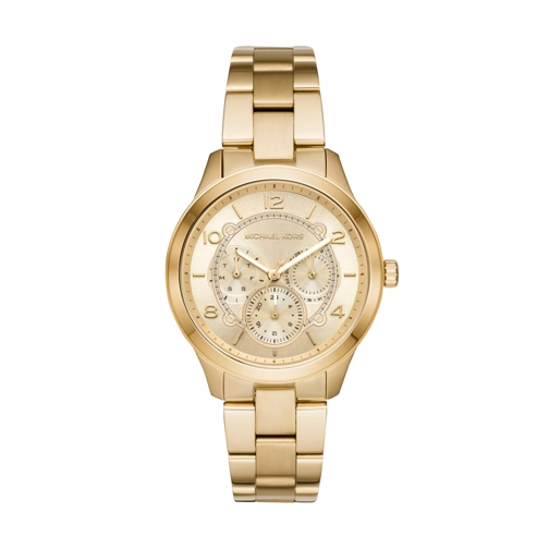 Michael Kors Runway Ladies Metals Watch Gold Multifunction Watch