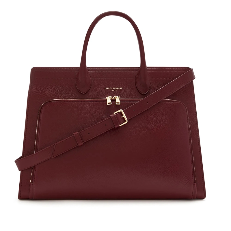 Isabel Bernard Laptoptasche Honore Nadine Handtasche Bordeaux