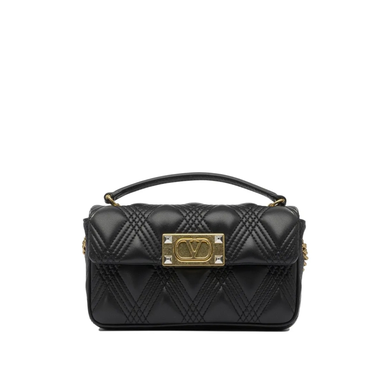 Valentino Garavani Schultertasche "Quiltie 67" Crossbody Bag Black