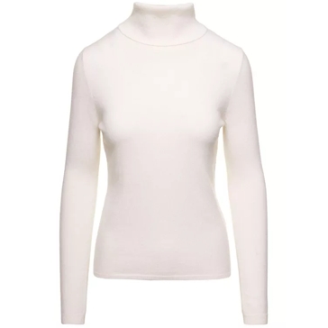 Ladies white turtleneck on sale top