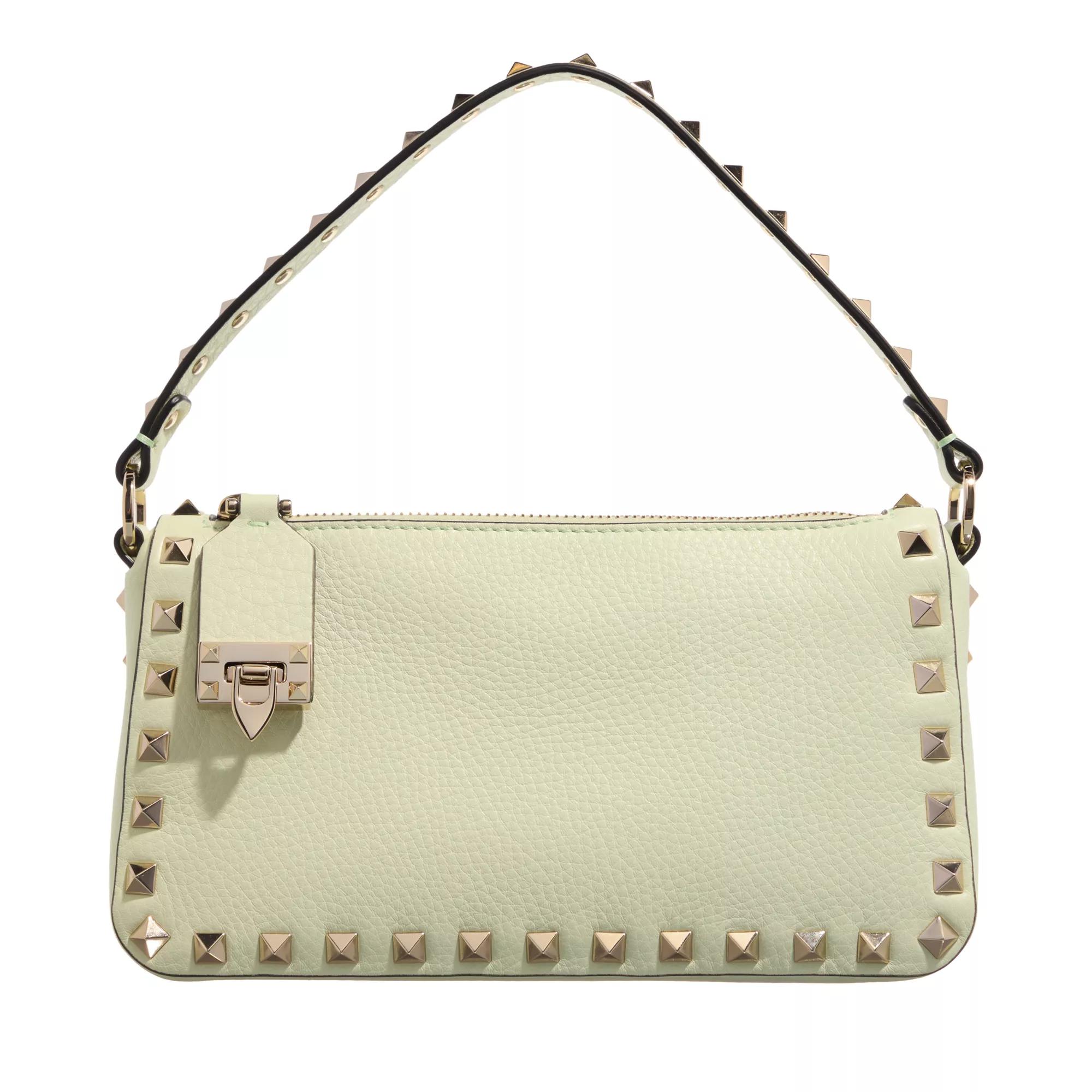 Valentino Garavani Crossbody Bags - Small Shoulder Bag Rockstud - Gr. unisize - in Grün - für Damen