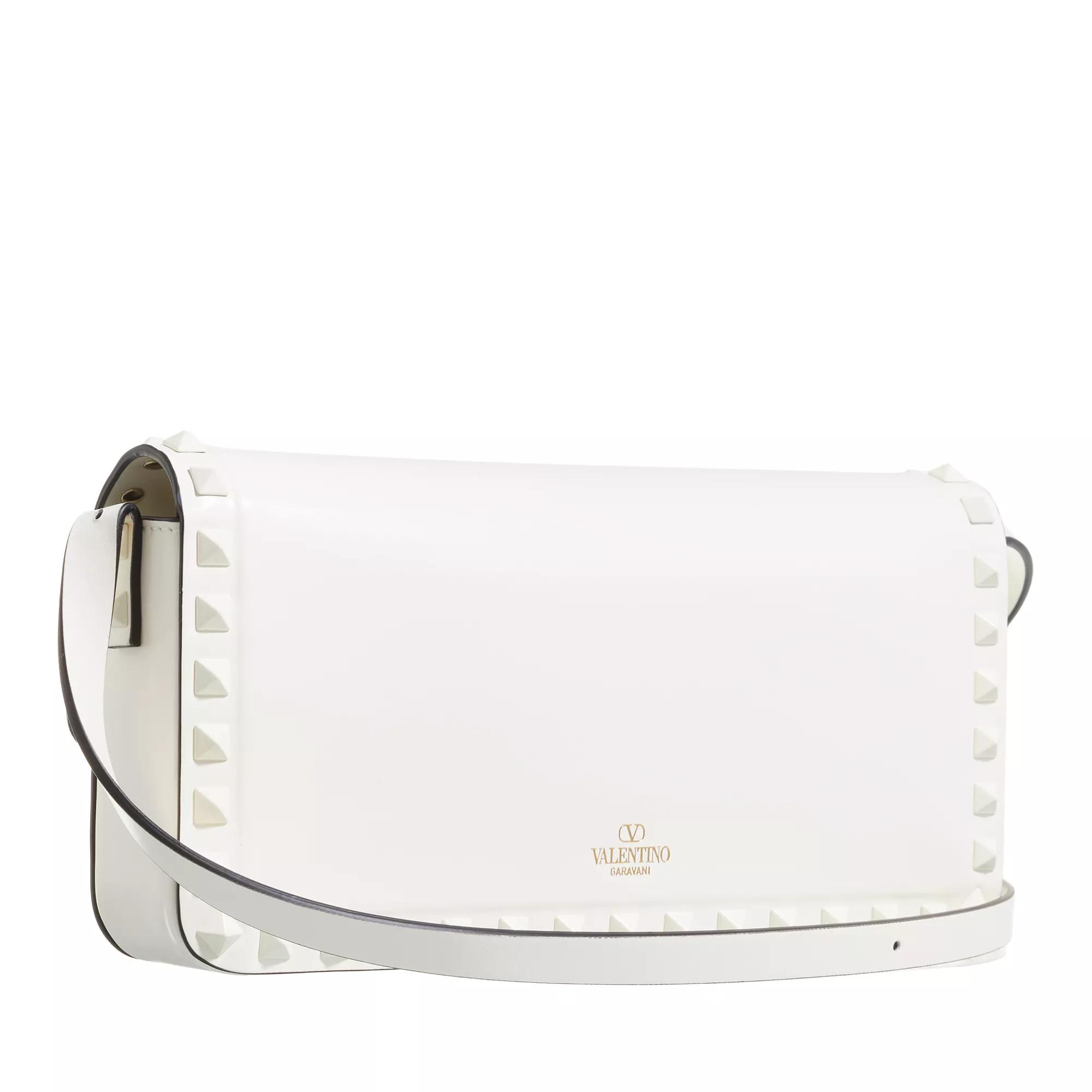 Valentino Garavani Crossbody bags Rockstud Shoulder Bag in crème