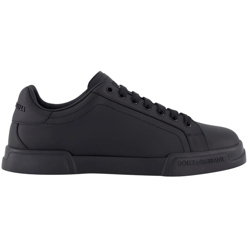 Dolce&Gabbana Low-Top-Sneaker 'Portofino Vintage' Sneakers – Black Black