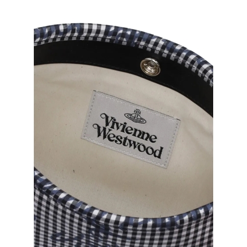 Vivienne Westwood Sac à bandoulière Check Pattern Cotton Shoulder Bag Grey (Image 6)