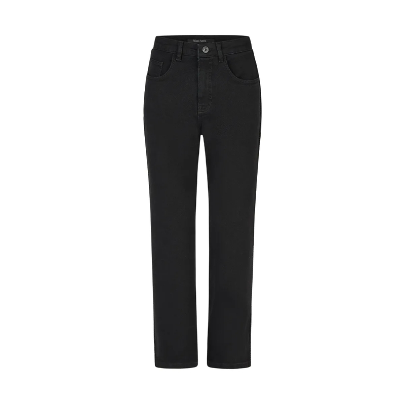 Marc Aurel Cropped-Jeans Verkürzte Jeans schwarz