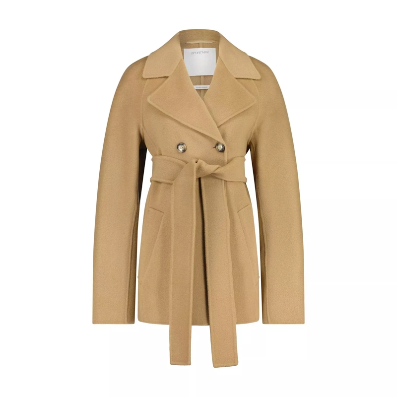 Sportmax  Kurzmantel Umano aus Woll-Kaschmir-Mix 47702391554 Braun