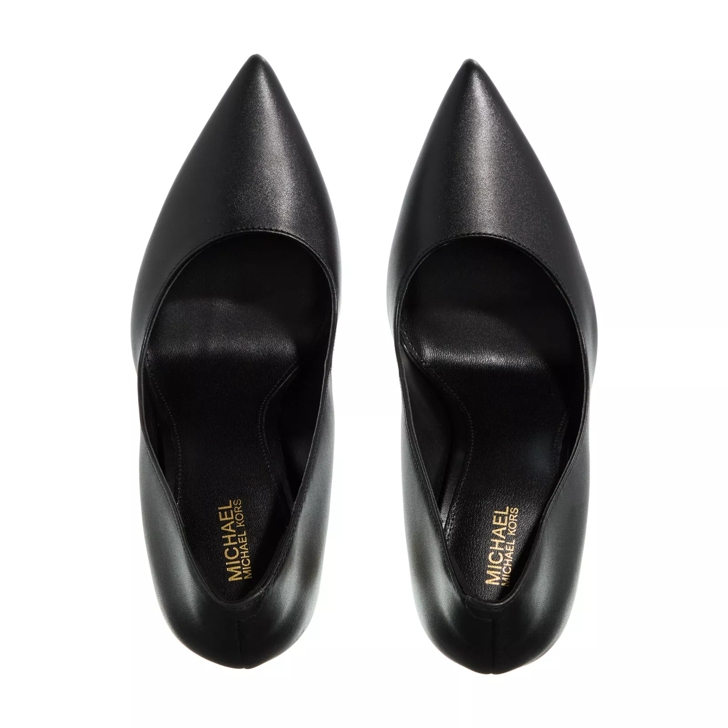 Michael kors deals black leather pumps