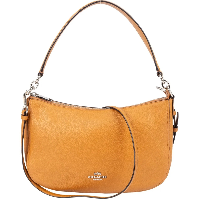 Coach Schultertasche Coach Brown Leather Chelsea Shoulder Bag braun
