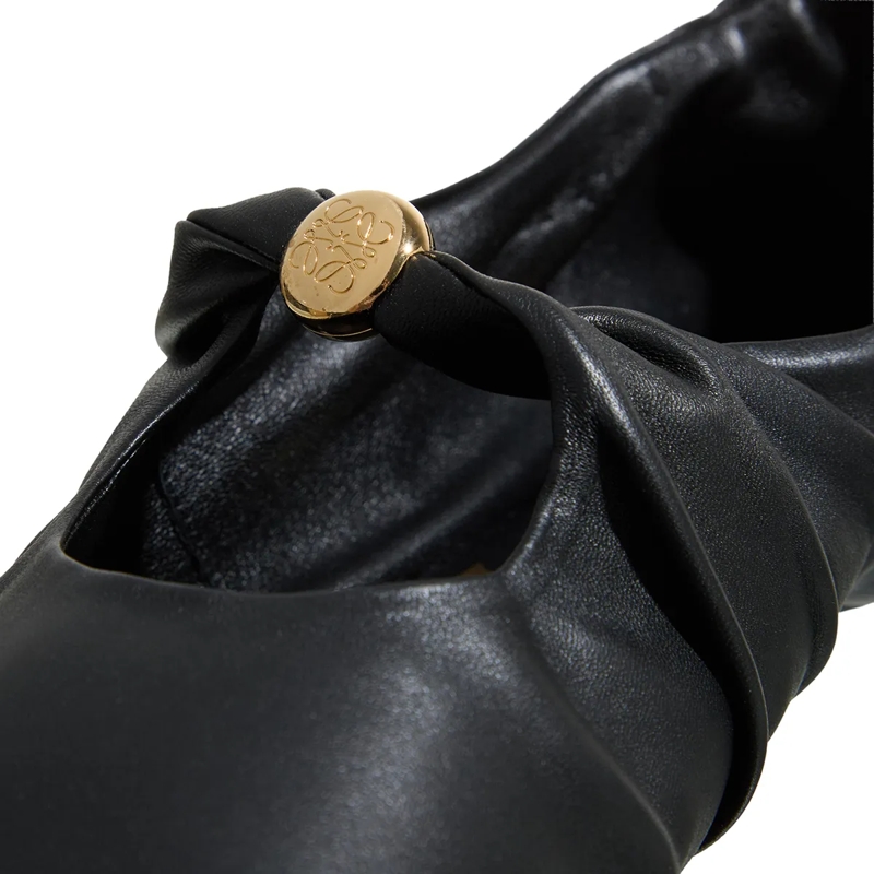 Loewe Ballerinas Pebble Soft Ballerina Black(Image 5)