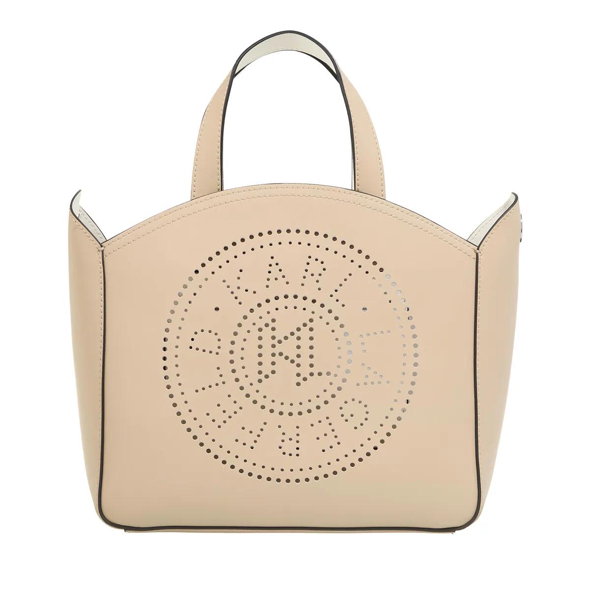 Karl Lagerfeld Tote - K/Circle Sm Tote Perforated - Gr. unisize - in Beige - für Damen