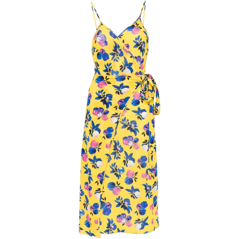 Coperni Midikleid Dresses Print Yellow Apples gelb