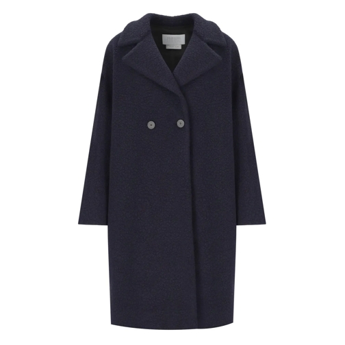 Harris Wharf Parka HARRIS WHARF LONDON BOUCLÉ BLAUER MANTEL  blau