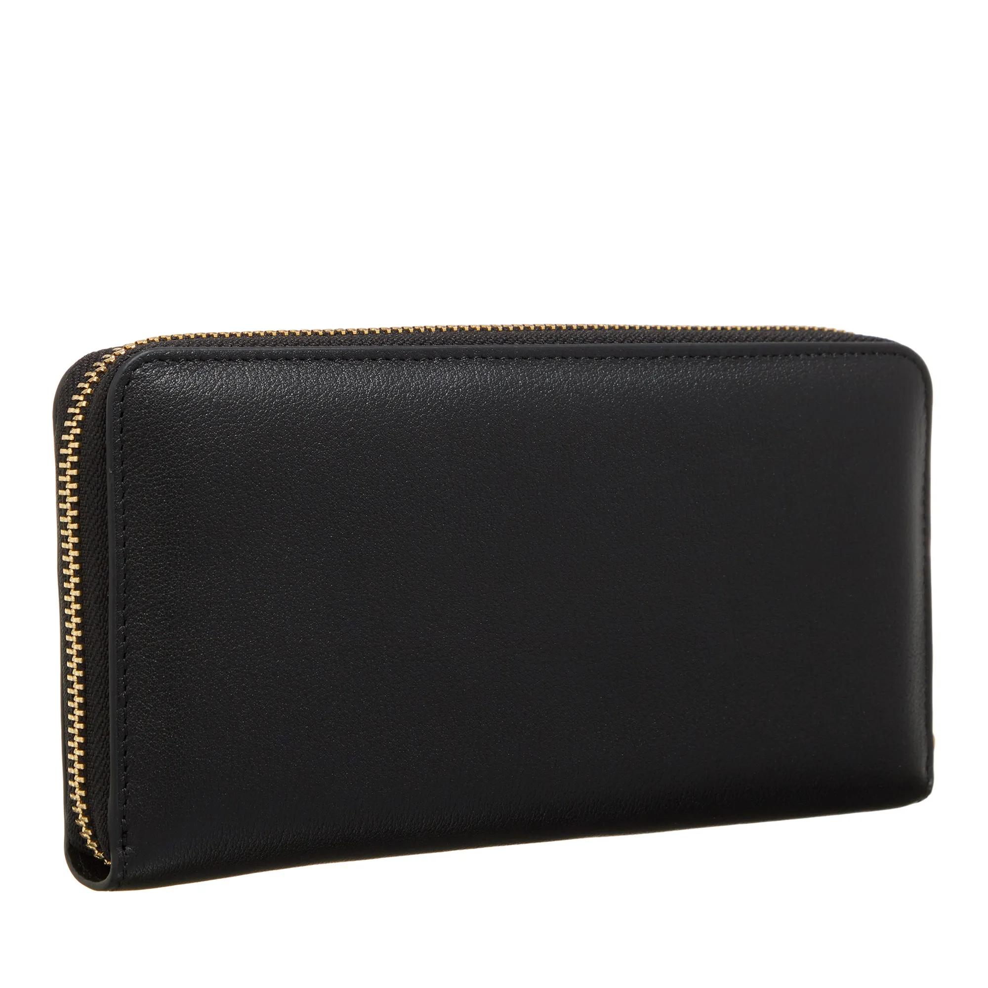 K/Signature 2.0 Zip Black/Gold Zip-Around Wallet