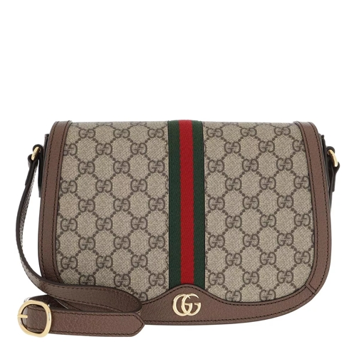 Gucci Ophidia Mess Crossbody Bag Beige Ebony Crossbody Bag