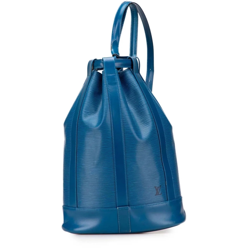 Louis Vuitton Rucksack Epi Randonnee PM blau