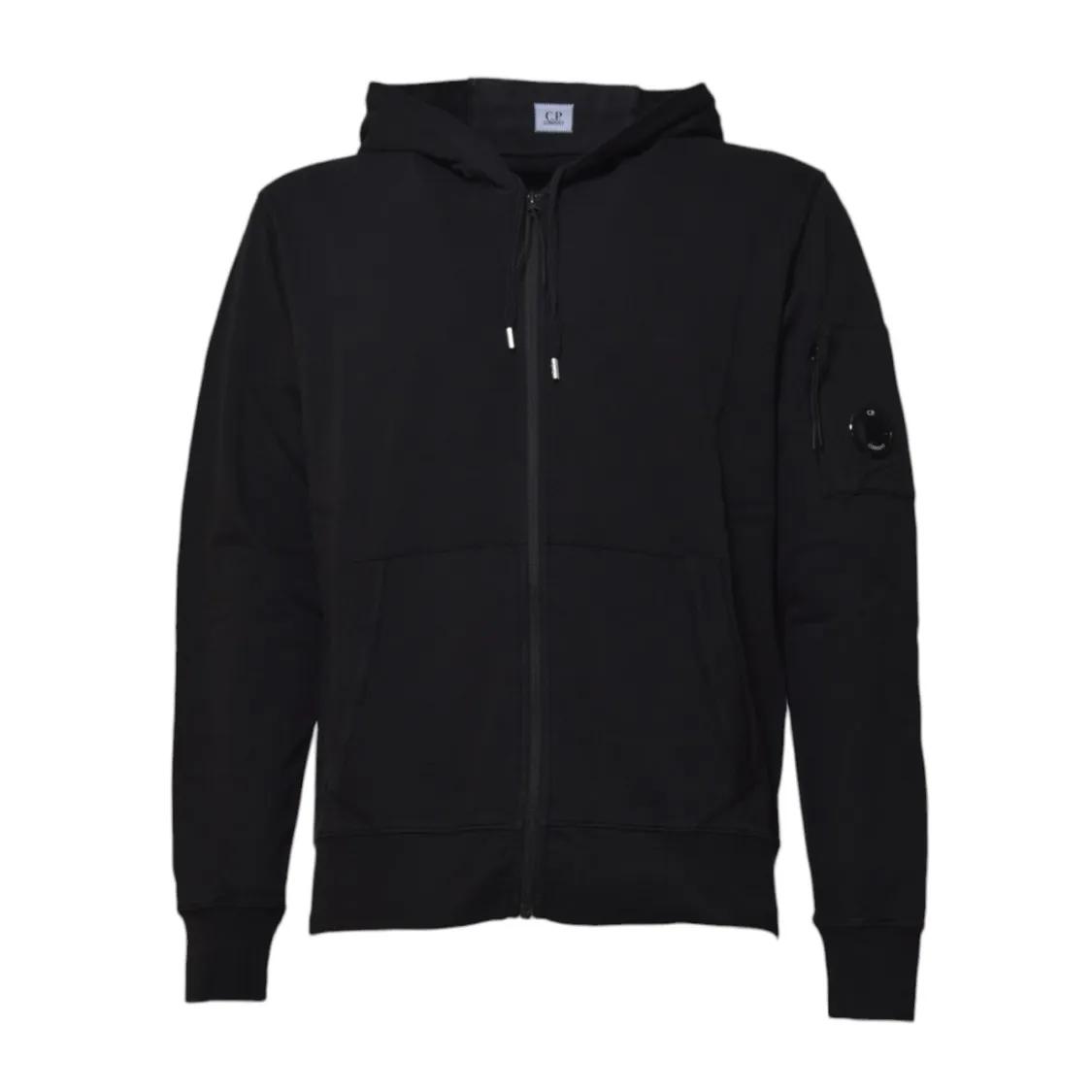 Thumbnail - CP Company - Black Cotton Lens Hoodie - Größe S - schwarz